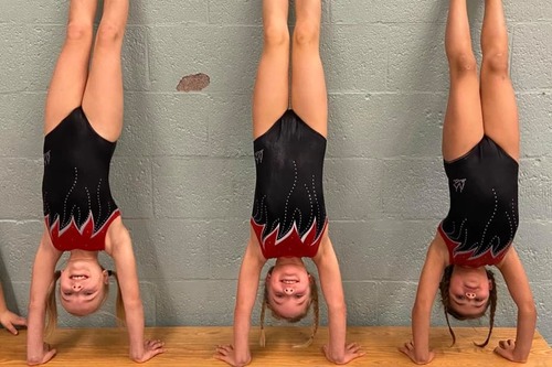 handstand oefenen!